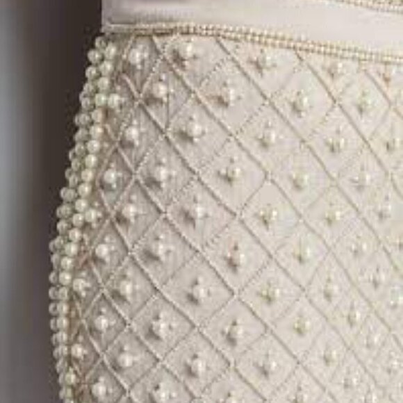 ZARA cream pearl skirt - Picture 2 of 11